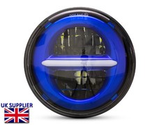 Projector LED Headlight Insert BLUE for Harley Davidson Sportster up to 2016
