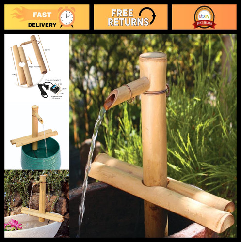 Adjustable bamboo fountain - 12",