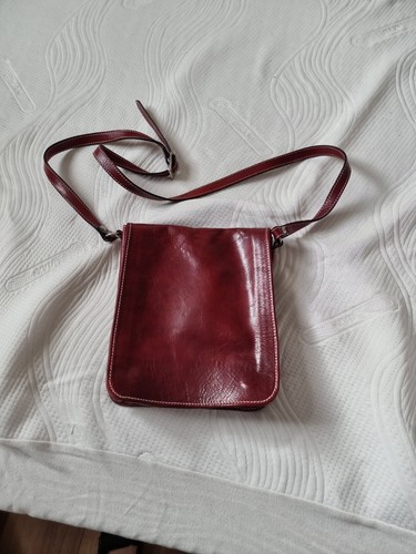 Italian real leather - real, satchel