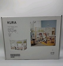 Ikea KURA Kids Bunk Bed Curtain Market Stall Play Store Pattern New