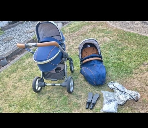 Egg stroller pushchair navy - navy, &