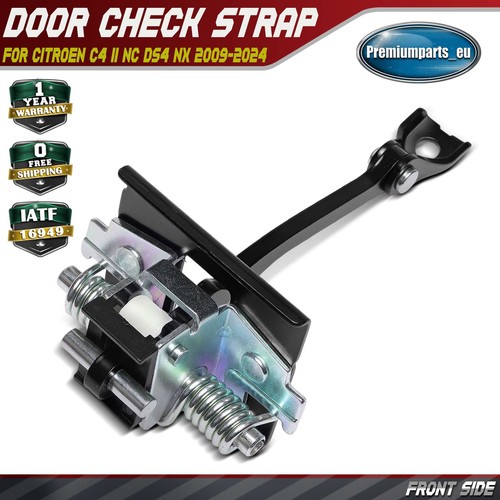 Door check strap front - left, or