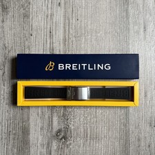 Breitling Rubber Watch Strap & Deployment Clasp | 22-20 | Brand New, In Box