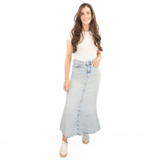 Womens M&S Denim Maxi Skirt
