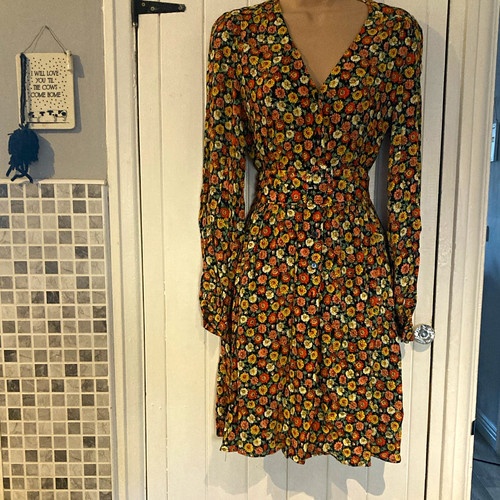 Warehouse black floral fit - floral,