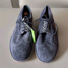 New G- Star Raw Blue Suede Mens Shoes, Size UK 8, EU 42, US 9.