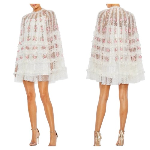 Mac duggal 8031 white floral - duggal,