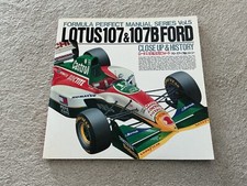 Lotus 107 107B Formula One Perfect Manual ideal for Tamiya model builds