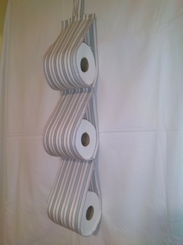 Fabric toilet roll holder - fabric,