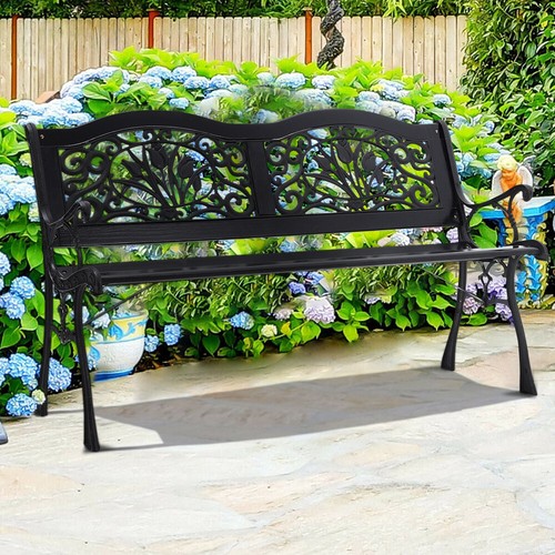 Park seater garden bench - park, 2-seater