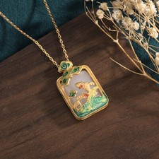 White Natural Jade Fish