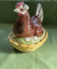 Staffordshire Hen on a Nest