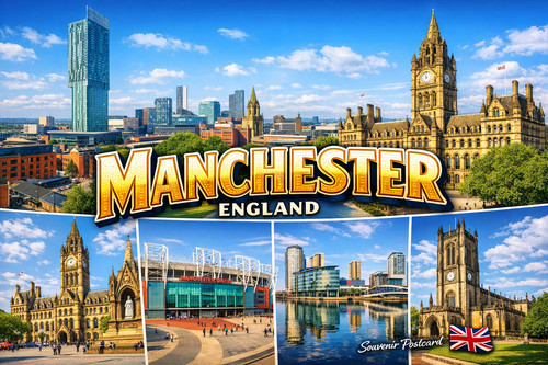 Scenic fridge magnet - scenic, uk