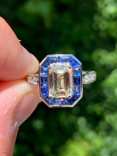 Platinum 01ct emerald - platinum,