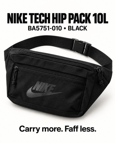 Nike tech hip - tech, black