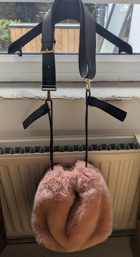Furla faux fur crossbody - furla,