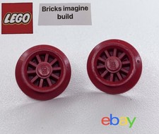 2 x Vintage Lego Train Red