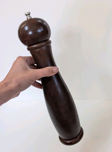 Vintage wooden pepper - vintage,
