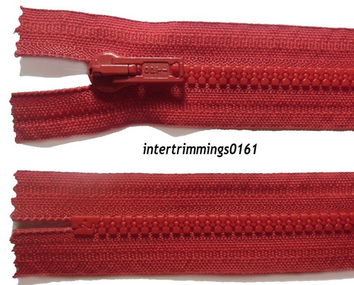 Opti zip red 46cm chunky - zip, 18"/46cm,