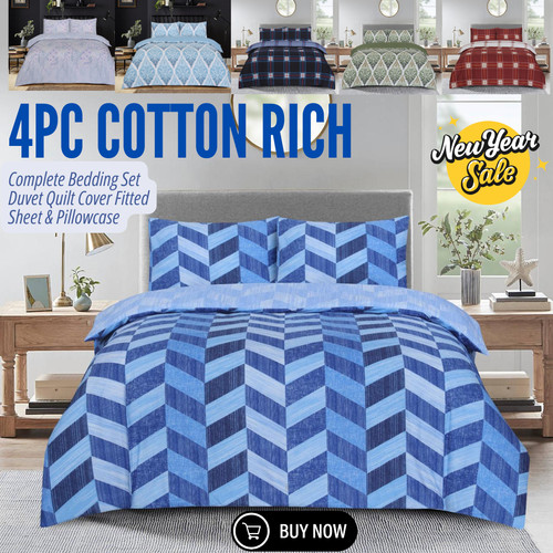 Piece complete bedding set - 4,