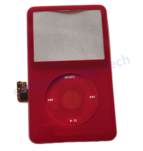 Red front housing - red, button