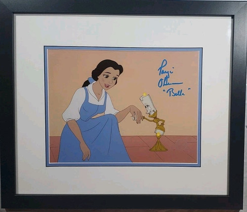 Disney sericel signed - disney,