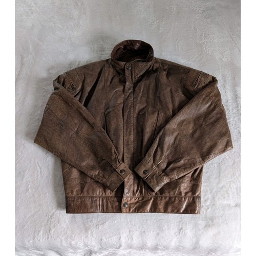 Vtg brown leather - brown,