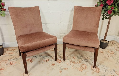 Pair vintage dusky pink - pair,