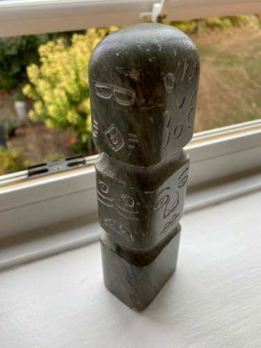 Vintage carved inuit style - inuit,