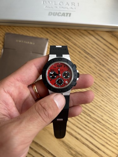 Bvlgari red - red, men's