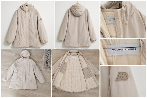 Adolfo domínguez hooded - adolfo,