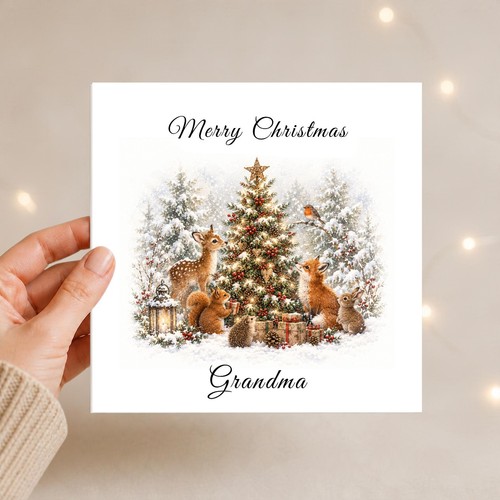 Personalised christmas card - personalised,