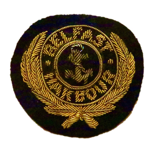 Belfast harbour cap badge - belfast,