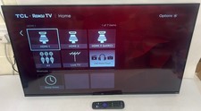 TCL 43” TV ROKU SMART 4K ULTRA HD HDR WIFI TV FREEVIEW DOLBY VISION 43RP630K