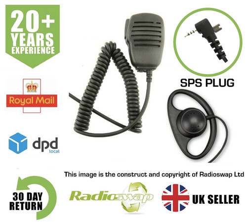 Speaker mic shape earpiece - &, d-shape