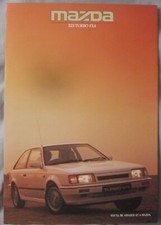 September 1986 Mazda 323 Turbo 4x4 Fold Out Brochure
