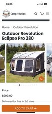 Outdoor Revolution Eclipse Pro 380L Air Awning