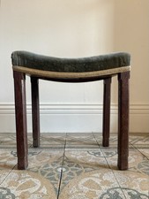 Original King George VI Coronation Stool 1937 Limed Oak By Waring & Gillow
