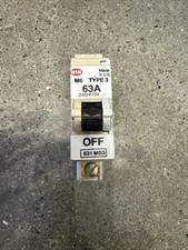 MEM 63 AMP TYPE 3 M6 MCB CIRCUIT BREAKER 631MB3