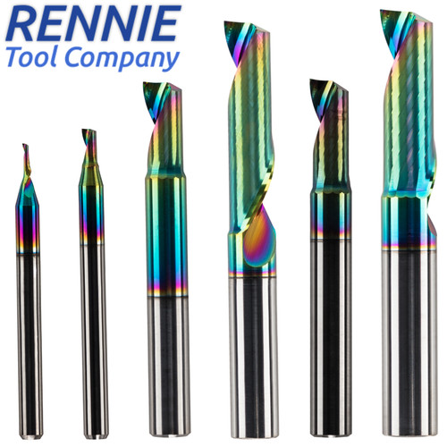 Solid carbide single flute - solid, dlc