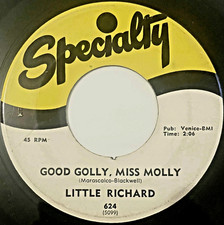 ** LITTLE RICHARD - GOOD GOLLY, MISS MOLLY 7" VINYL 50'S ROCK SPECIALTY VG+ **