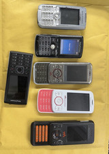 Job Lot Vintage Sony Ericsson W395 W580i J108i W100i K750i K700i. Untested