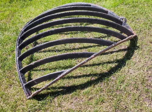 Antique corner cast iron hay - corner,