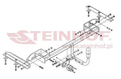 Steinhof towbar for vauxhall - steinhof,