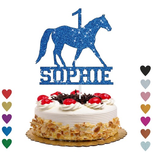 Personalised horse glitter - horse,