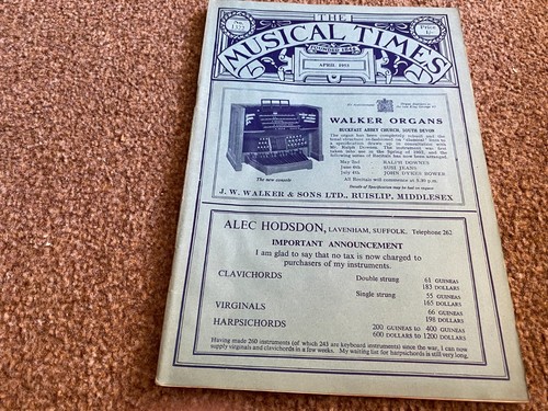 Musical times magazine 1953 - times,
