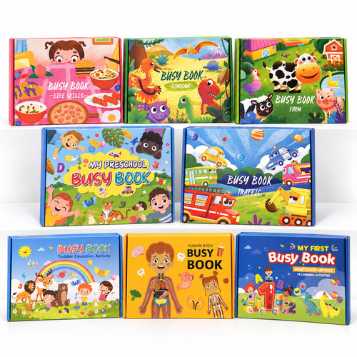 Kids busy book educational - kids,
