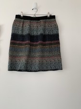 Noa Noa Women's Skirt Size 38 (10) Front Pockets Elasticated Waist