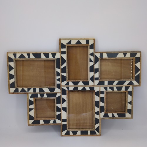 Large wooden multi photo - wooden,