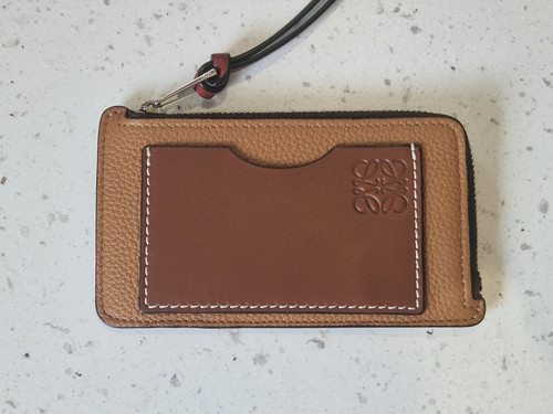 Loewe coin cardholder brown - loewe,